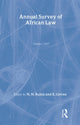 Book cover of: Annual Survey of African Law Cb. By: Neville Rubin