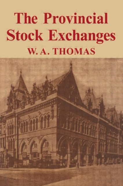 Book cover of: Provincial Stock Exchange. By: William Arthur Thomas