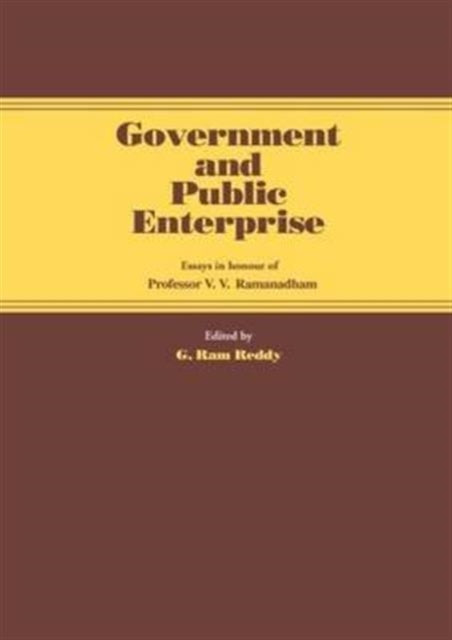 Book cover of: Government and Public Enterprise. By: V. V Ramanadham
