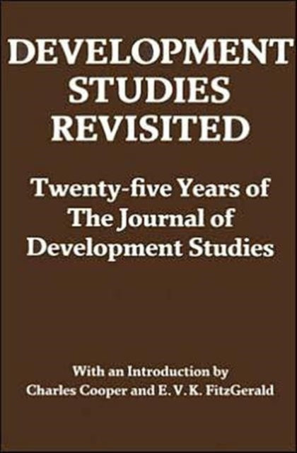 Book cover of: Development Studies Revisited. By: Charles Cooper