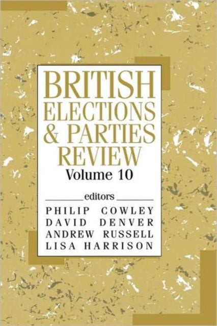 Book cover of: British Elections & Parties Review. By: Philip Cowley