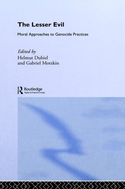 Book cover of: Lesser Evil. By: Helmut Dubiel