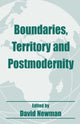 Book cover of: Boundaries, Territory and Postmodernity. By: David Newman