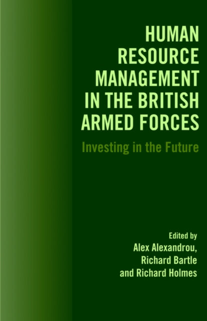 Book cover of: Human Resource Management in the British Armed Forces. By: A. Alexandreou