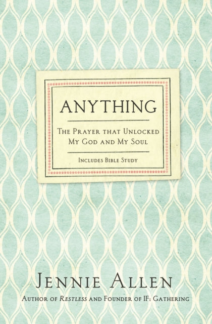 Book cover of: Anything