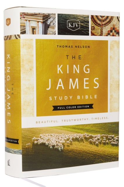 King James Study Bible, Full-Color Edition, Cloth-bound Hardcover, Red Letter, KJV Holy Bible 9780718079154 Thomas Thomas Nelson