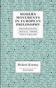 Book cover of: Modern Movements in European Philosophy