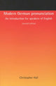 Book cover of: Modern German Pronunciation. By: Christopher Hall