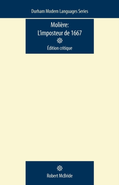 Book cover of: Moliere: L'Imposteur De 1667. By: McBride, Robert