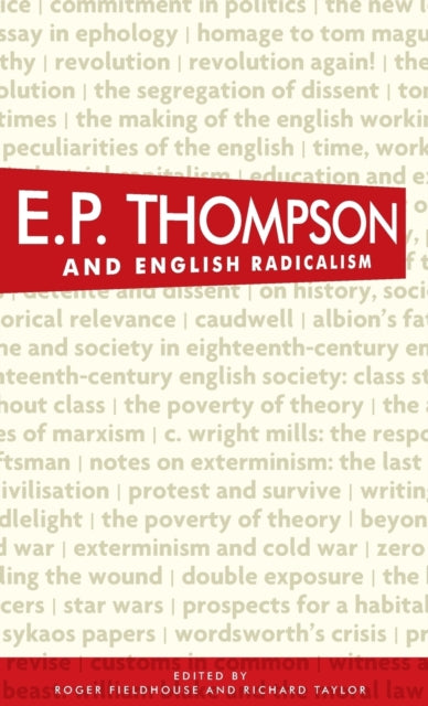 Book cover of: E. P. Thompson and English Radicalism