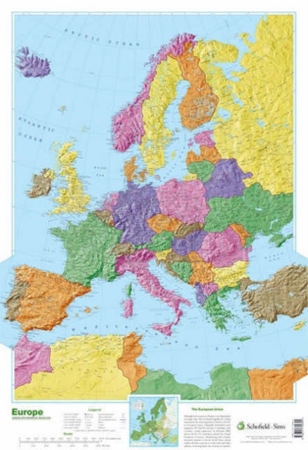 Book cover of: Map of Europe