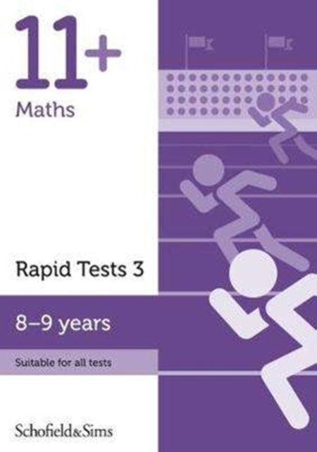 Book cover of: 11+ Maths Rapid Tests Book 3: Year 4, Ages 8-9