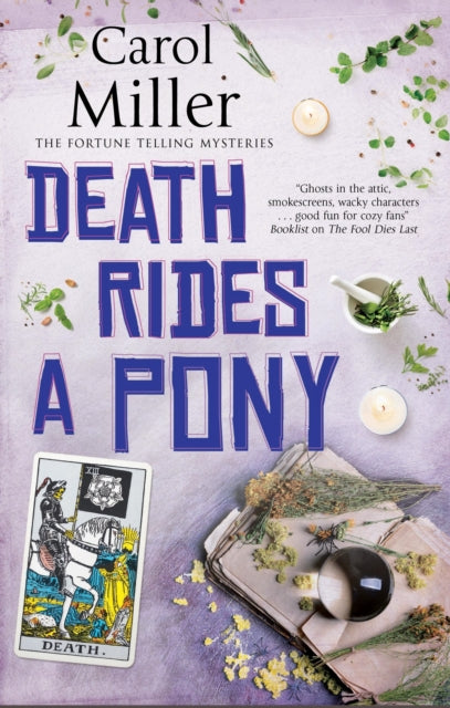 Book cover of: Death Rides A Pony. By: Carol Miller
