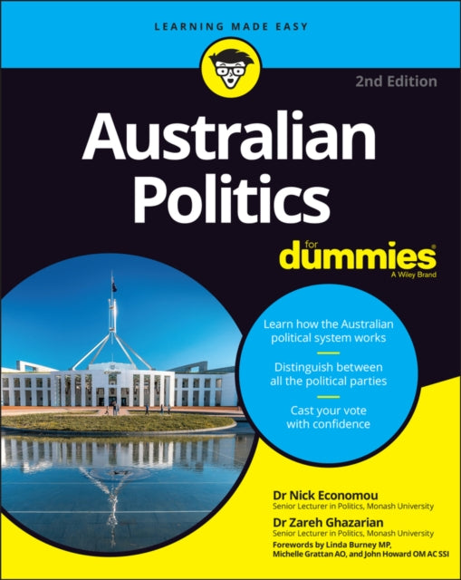 Book cover of: Australian Politics For Dummies. By: Nick Economou
