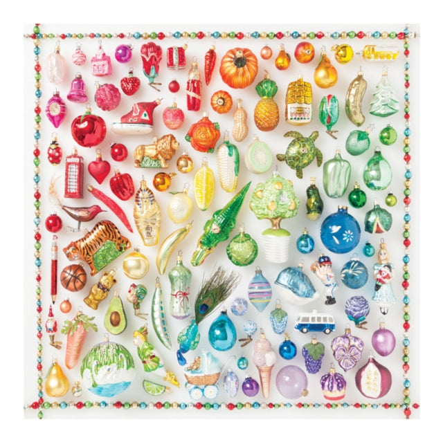 Book cover of: Rainbow Ornaments 500-Piece Puzzle. By: Galison