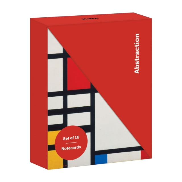 Book cover of: MoMA Abstraction Notecard Folio Box. By: Galison