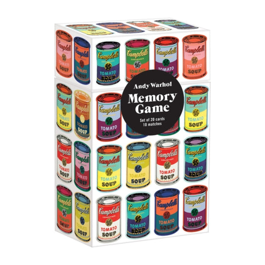 Book cover of: Andy Warhol Memory Game. By: Galison