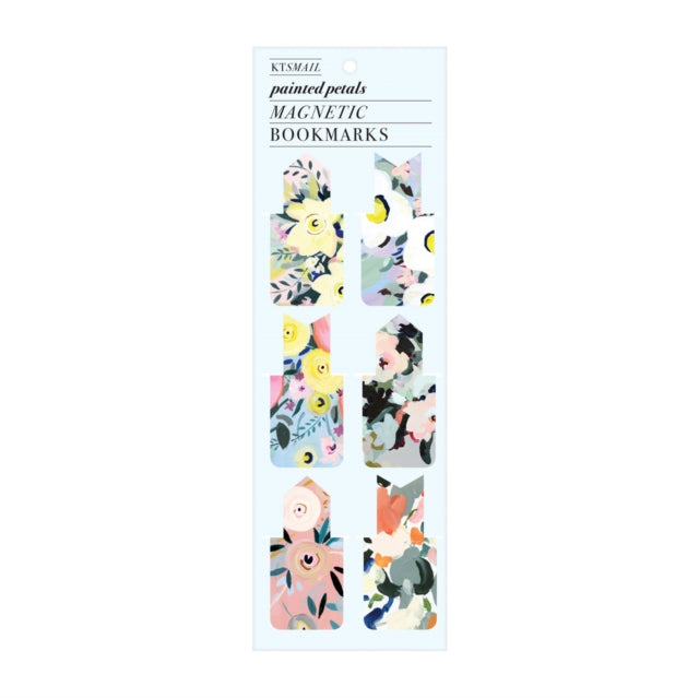 Book cover of: Painted Petals Magnetic Bookmark. By: Galison