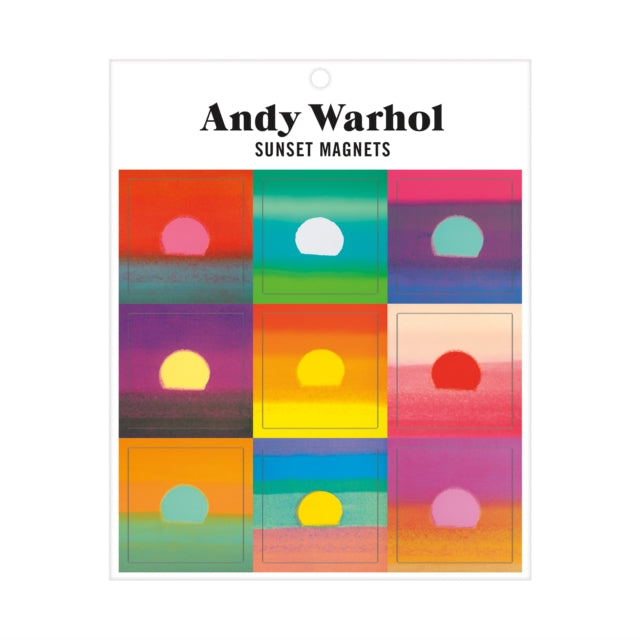 Book cover of: Andy Warhol Sunset Magnets. By: Galison