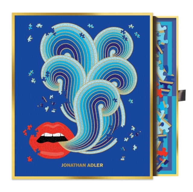 Book cover of: Jonathan Adler 750 Piece Lips Shaped Puzzle