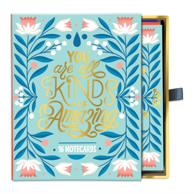 Book cover of: You Are All Kinds of Amazing Greeting Assortment Notecard Box. By: Galison