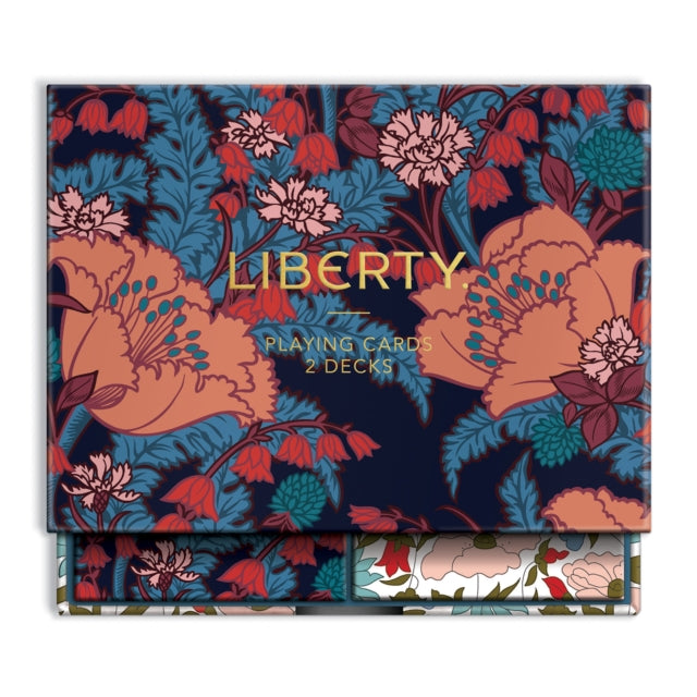 Book cover of: Liberty Floral Playing Card Set. By: Galison