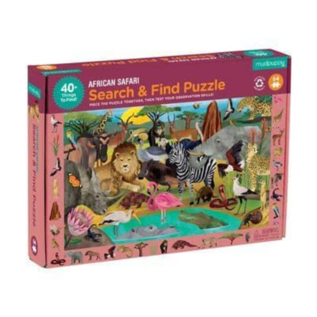 Book cover of: African Safari Search & Find Puzzle