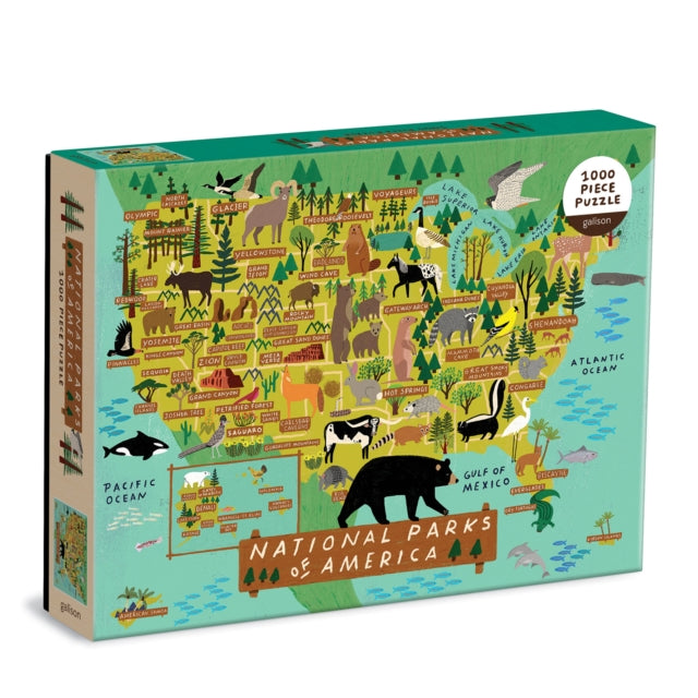 Book cover of: National Parks of America 1000 Piece Puzzle