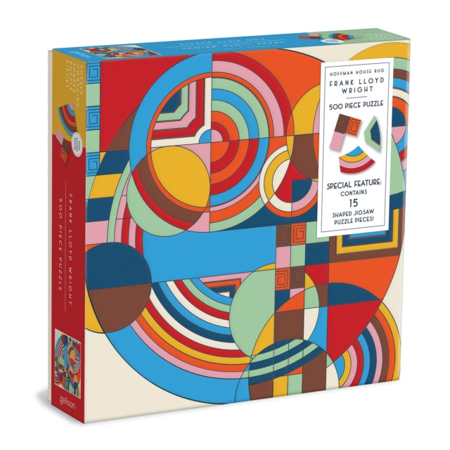 Book cover of: Frank Lloyd Wright Hoffman House Rug 500 Piece Puzzle with Shaped Pieces