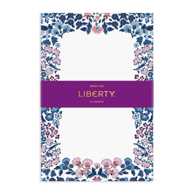 Book cover of: Liberty Tanjore Gardens Memo Pad. By: Galison