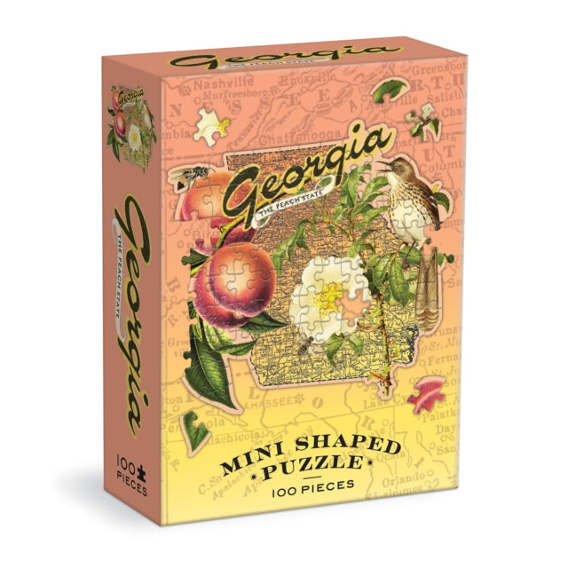 Book cover of: Georgia Mini Shaped Puzzle