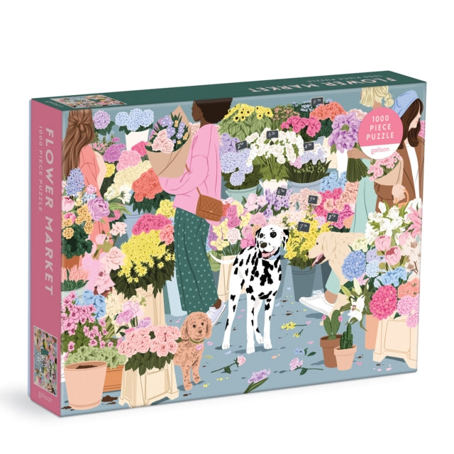 Book cover of: Flower Market 1000 Piece Puzzle