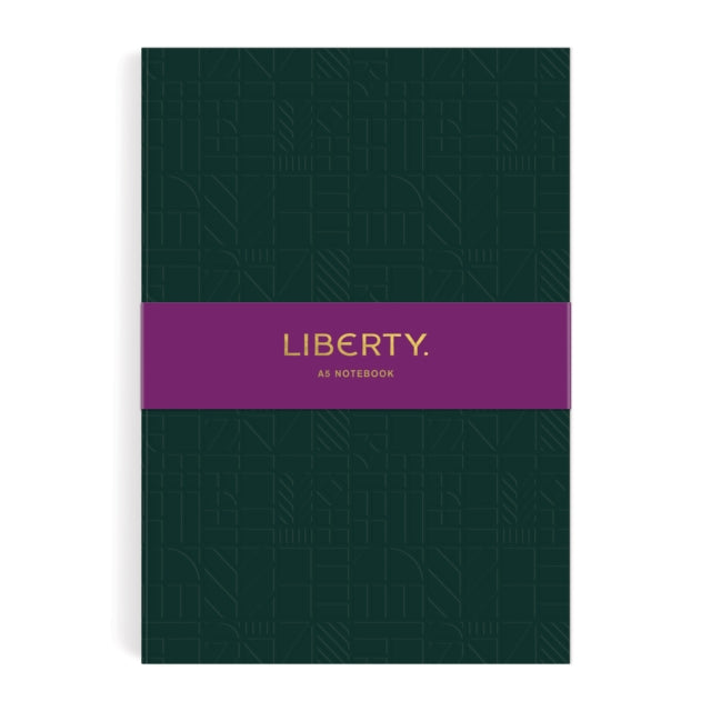 Book cover of: Liberty Dark Green Tudor A5 Embossed Journal. By: Galison
