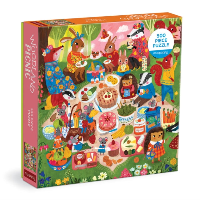 Book cover of: Woodland Picnic 500 Piece Family Puzzle