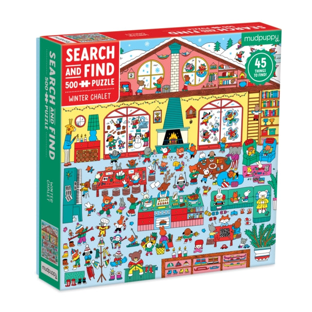 Book cover of: Winter Chalet 500 piece Search & Find Puzzle