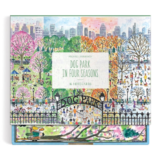 Book cover of: Michael Storrings Dog Park in Four Seasons Greeting Card Assortment