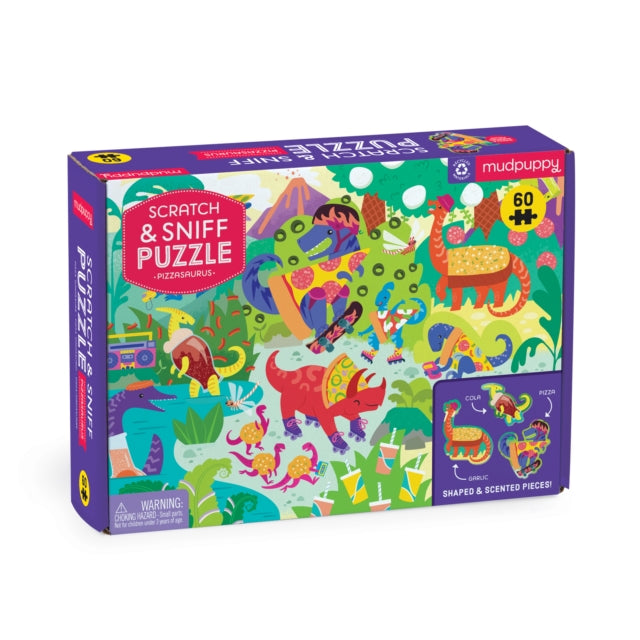 Book cover of: Pizzasaurus 60 Piece Scratch & Sniff Puzzle