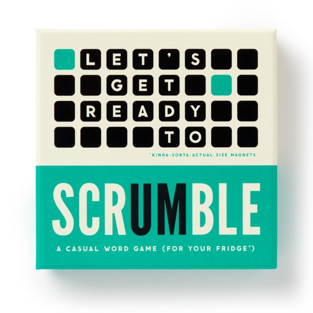 Book cover of: Scrumble Magnetic Fridge Game