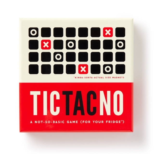 Book cover of: Tic Tac No Magnetic Fridge Game