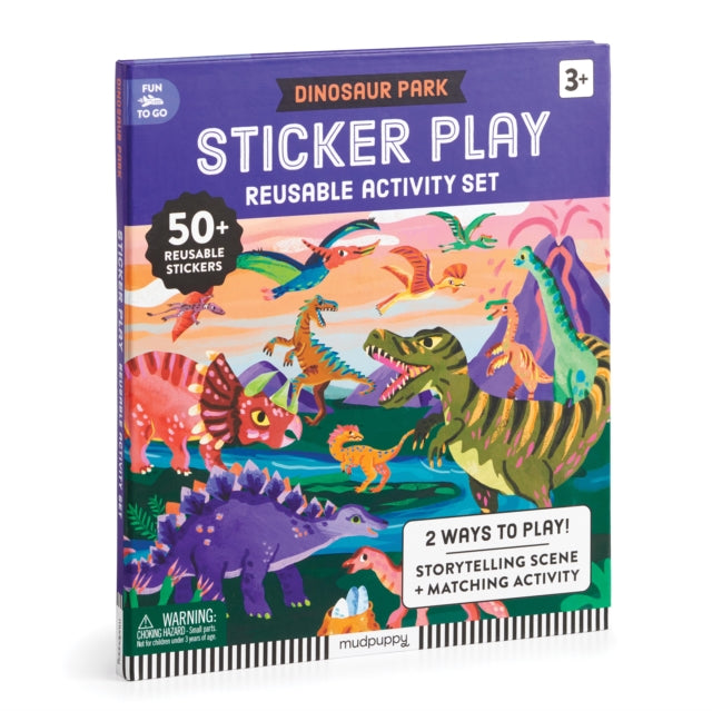 Book cover of: Dinosaur Park Sticker Play Reusable Activity Set