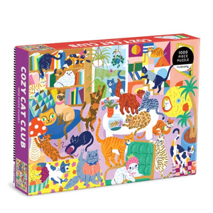 Cozy Cat Club 1000 Piece Family Puzzle