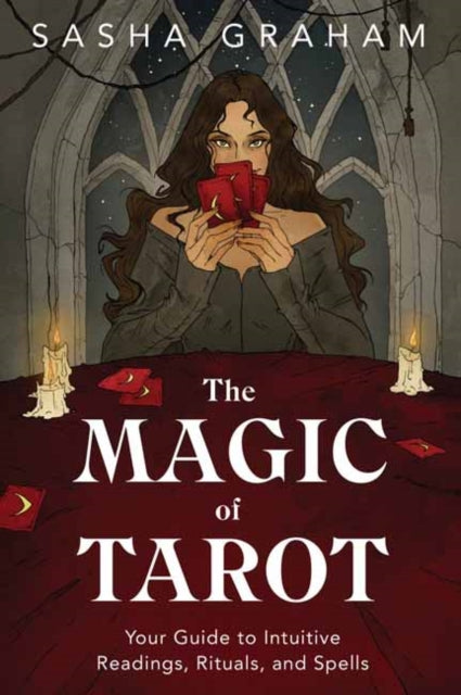 Book cover of: Magic of Tarot. By: Sasha Graham