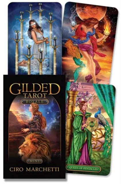 Book cover of: Gilded Tarot Royale Mini. By: Ciro Marchetti