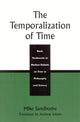 Book cover of: Temporalization of Time. By: Mike Sandbothe