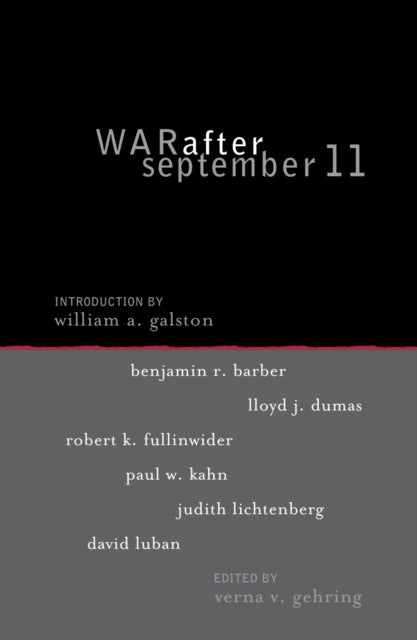 Book cover of: War after September 11. By: Verna V. Gehring