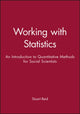 Book cover of: Working with Statistics