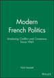Book cover of: Modern French Politics