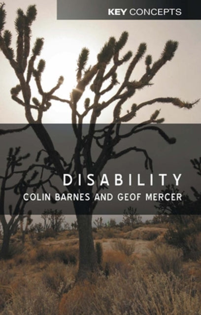 Book cover of: Disability. By: Colin Barnes