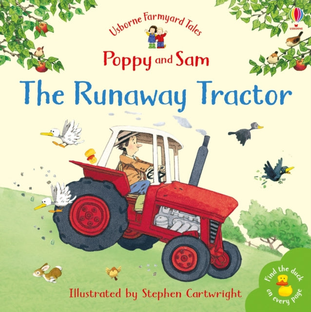 Book cover of: Runaway Tractor. By: Heather Amery