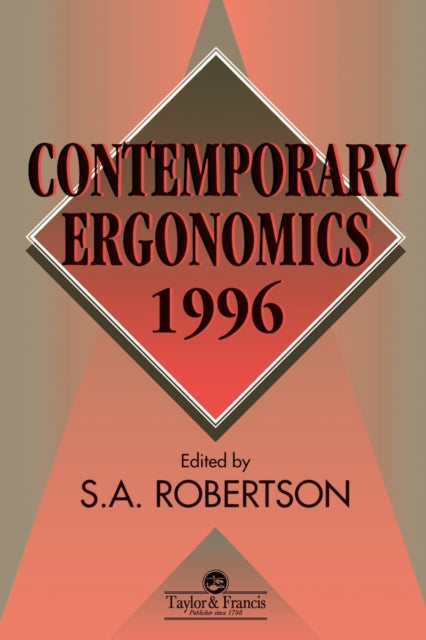 Book cover of: Contemporary Ergonomics 1996. By: S. Robertson